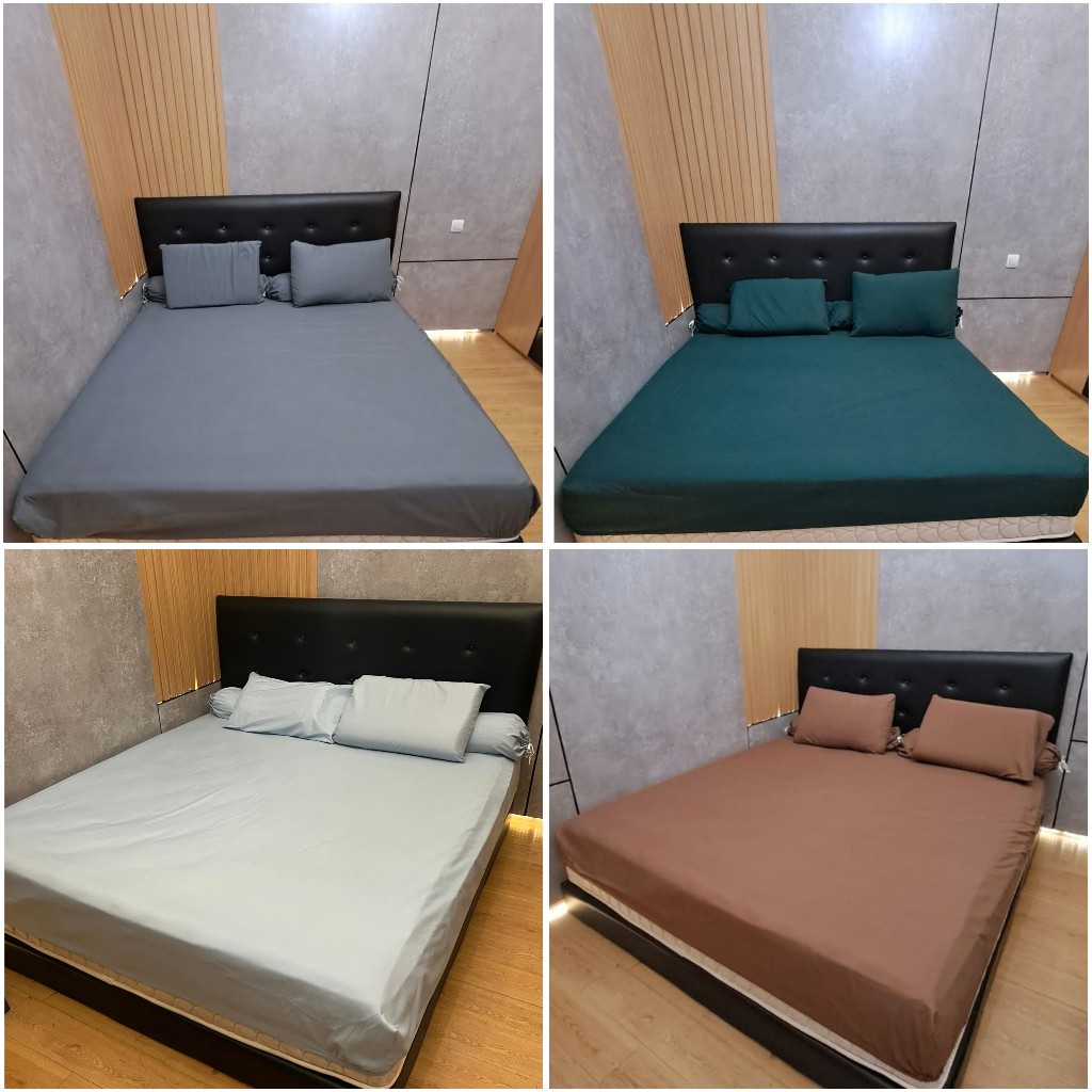 KONG SPREI 3 UK KING QUEEN SINGLE MOTIF CANTIK MURAH SET BANTAL GULING GORDEN MIKROTEX - Gambar 2