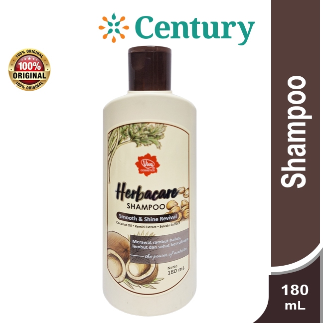 VIVA HERBACARE SHAMPOO SMOOTH & SHINE REVIVAL 180ML / PERAWATAN RAMBUT / SHAMPOO