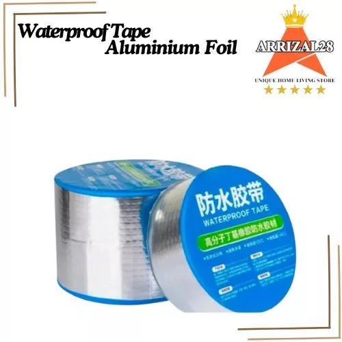 WATERPROOF TAPE LAKBAN ALUMINIUM FOIL ANTI BOCOR 5 METER X 5CM