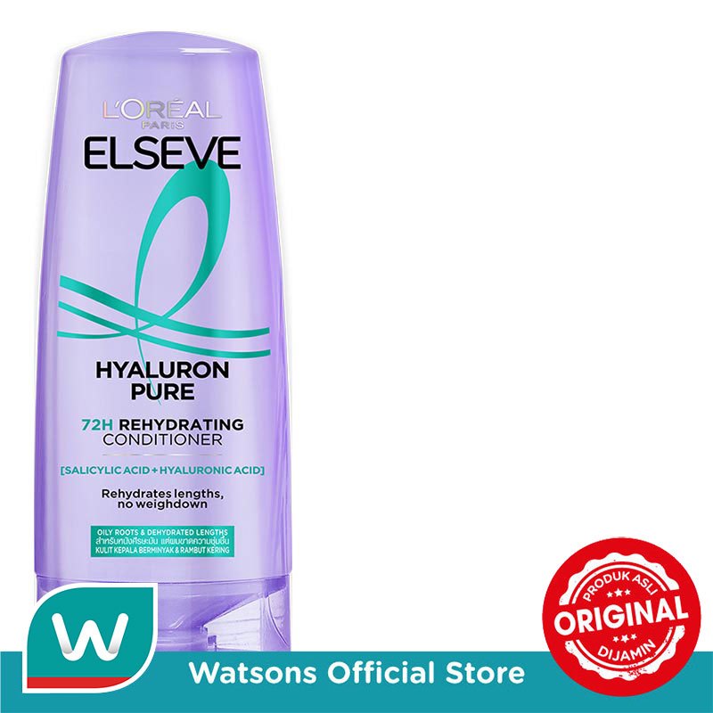 L'Oreal Elseve Hyaluron Pure 72H Rehydrating Conditioner 265ml - Gambar 2