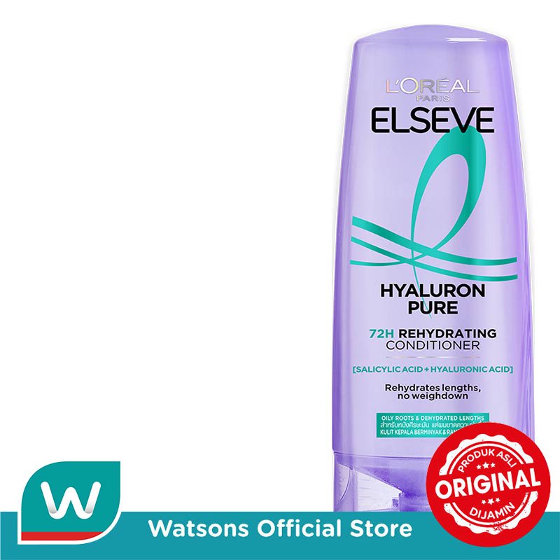 L'Oreal Elseve Hyaluron Pure 72H Rehydrating Conditioner 265ml - Gambar 3