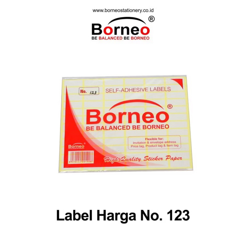 Label Harga Borneo Sticker Label Harga - Gambar 2