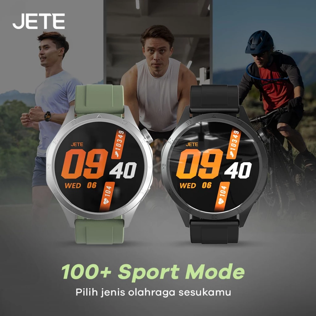 JETE FR31 Smartwatch Running 1.43" With ChatGPT NFC Function 100+ Sports Mode Garansi 2 Tahun (RTL) - Gambar 3
