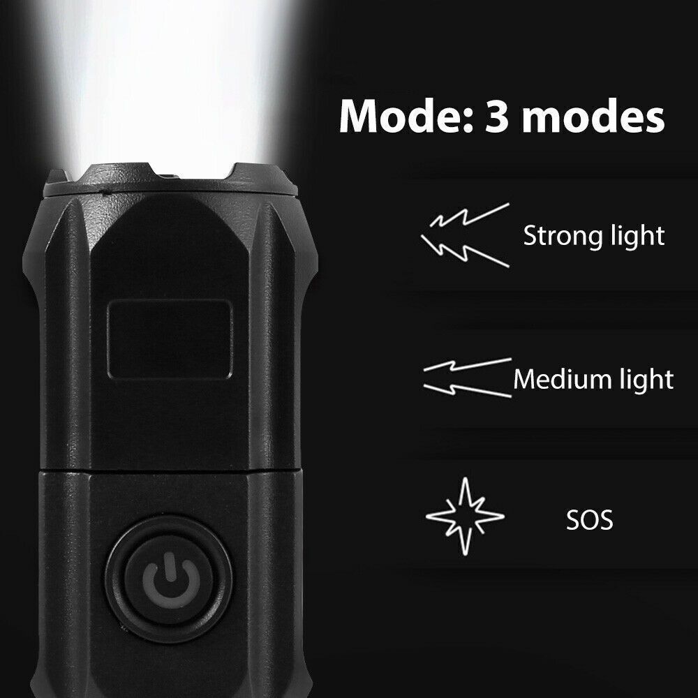SENTER SWAT LED 36W / FLASH LIGHT PORTABLE RECHARGEABLE ZOOM SUPER TERANG - Gambar 3