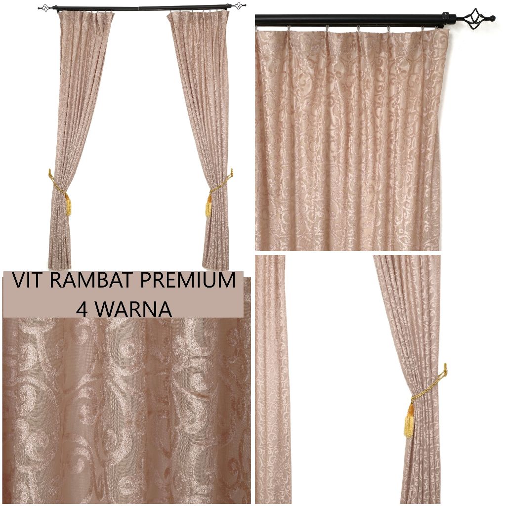 KONG VITRASE GORDEN PREMIUM MOTIF RAMBAT CANTIK TEBAL LEBAR 1 METER TINGGI 4 UKURAN MODEL LOSS - Gambar 3