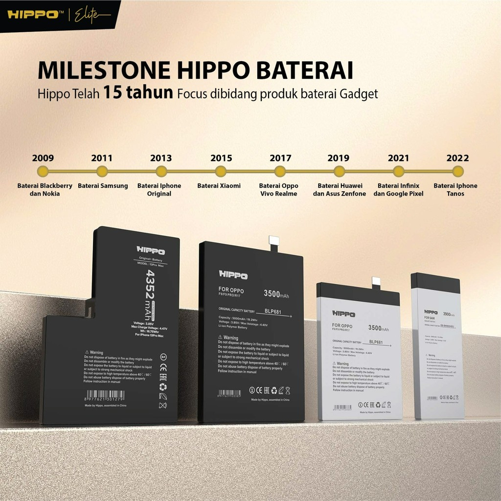 Hippo Baterai VIVO B-P9 VIVO V21 4G / V21 5G 4000mAh Battery Batere Batrai Batre Original Cell Garansi Resmi - Gambar 3