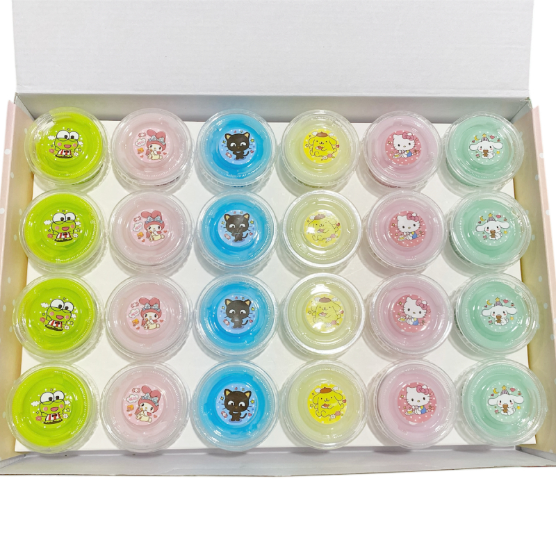 PUSAT17 SL03 SLIME 60ML SLIME SANRIO KAPSUL WANGI MAINAN SLIME MAINAN VIRAL SLIME JELLY ANTI LENGKET MAINAN ANAK EDUKASI TIDAK BERACUN SLIME CUP MINI KARAKTER MILKY SLIME - Gambar 3