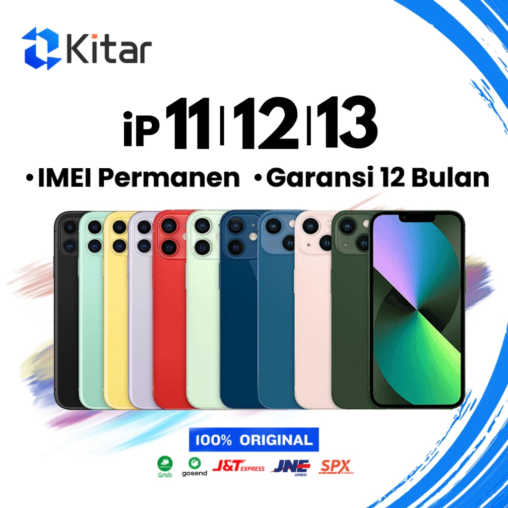 [Pre-Order] EX IBOX iPhone 11 / 12 / 13 Second iBox Resmi IMEI Permanen 100% Original FULLSET 64GB 128GB 256GB
