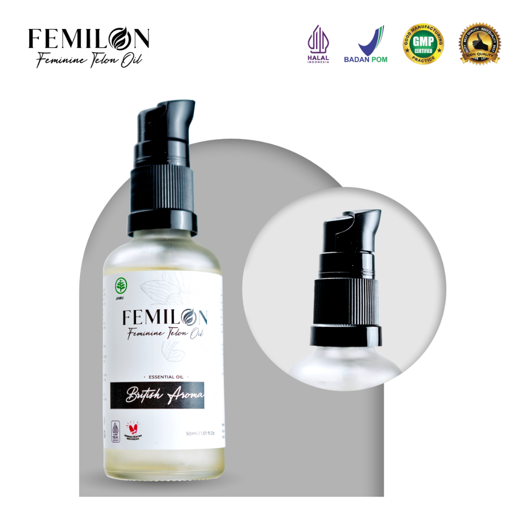 Minyak Telon Parfume Femilon British Aroma Telon Oil - 50ml - Gambar 2