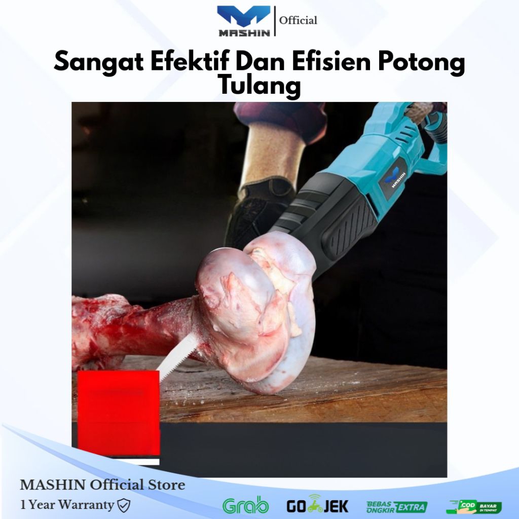 Mashin - Handheld Bone Saw Machine Mesin Potong Tulang Daging Multifungsi - Gambar 4