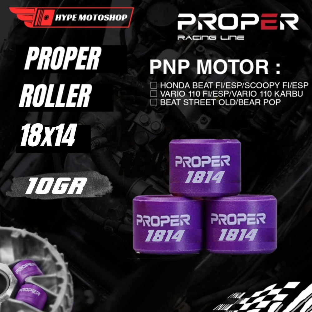 ROLLER PROPER RACING LINE 1814 ROLLER MOTOR HONDA ROLLER BEAT FI VARIO ...
