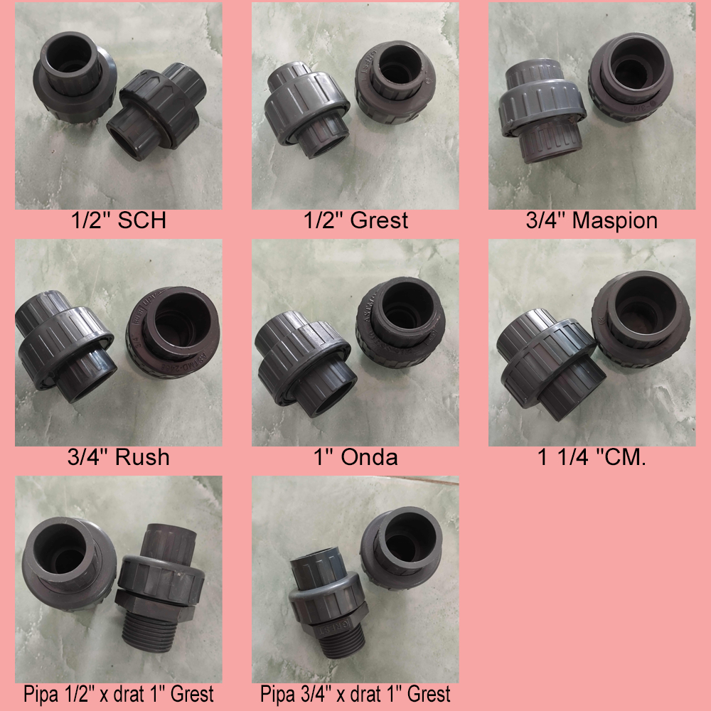 Watermur Pvc 1/2 3/4 1 1-1/4 Inch Water Pipe Connection Clutch 1/2