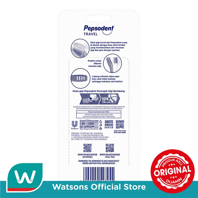 Pepsodent Sikat Gigi Lipat Travel - Gambar 4