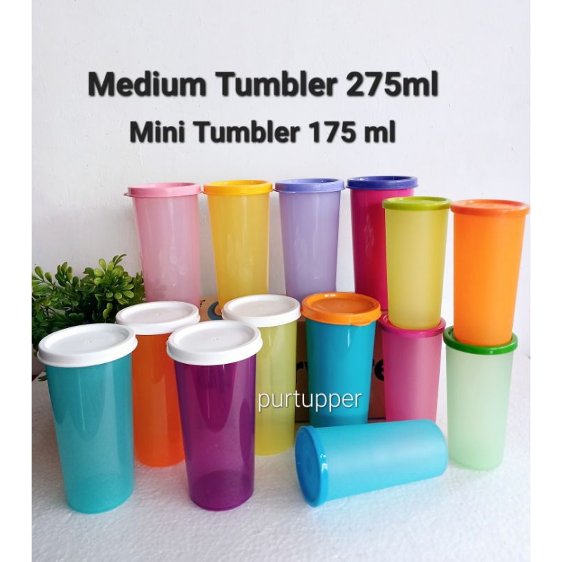 Tupperware Medium Tumbler 275ml, Mini Tumbler 175 ML | Shopee Singapore