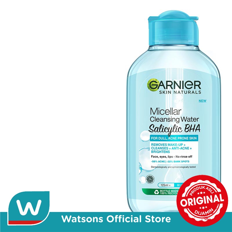 Garnier Micellar Cleansing Water Salicylic BHA 125ml - Gambar 3