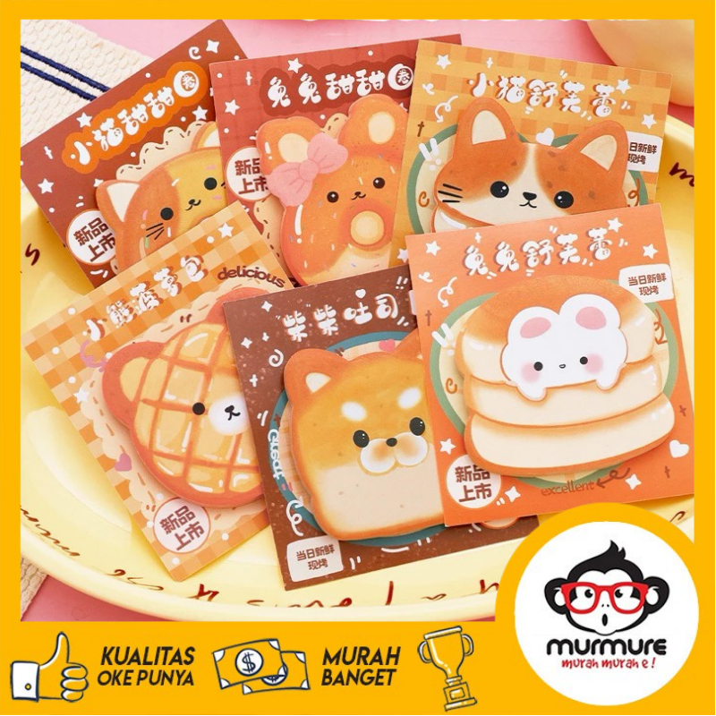 MURMURE I STICKY MINI STICKY NOTENotes MEMO PAD/ BIEN LI TIE/POST IT ...
