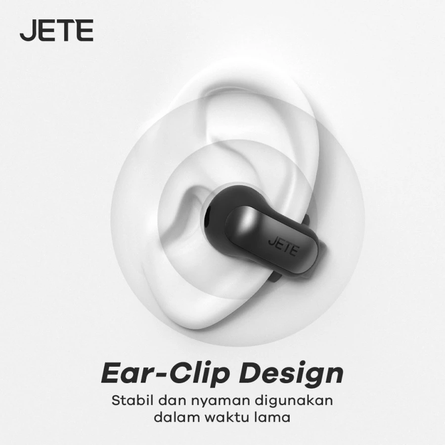 JETE OpenNeo TWS Open Ear OWS Clip Headset Lari dan Kerja Bluetooth 5.4, IPX 5 - Garansi 2thn (RTL) - Gambar 3