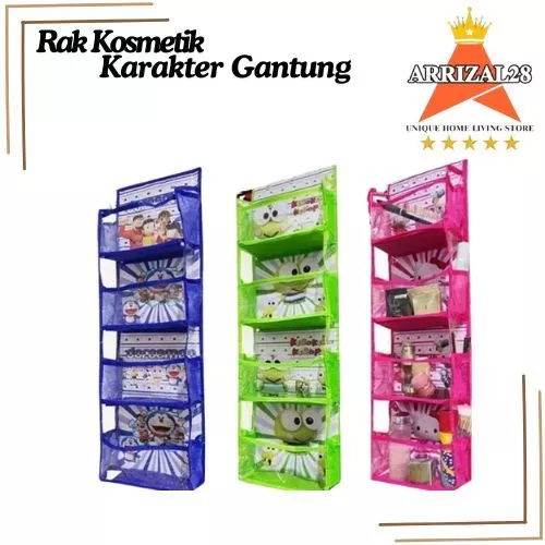 RAK KOSMETIK KARAKTER GANTUNG ORGANIZER HCO 4 SUSUN