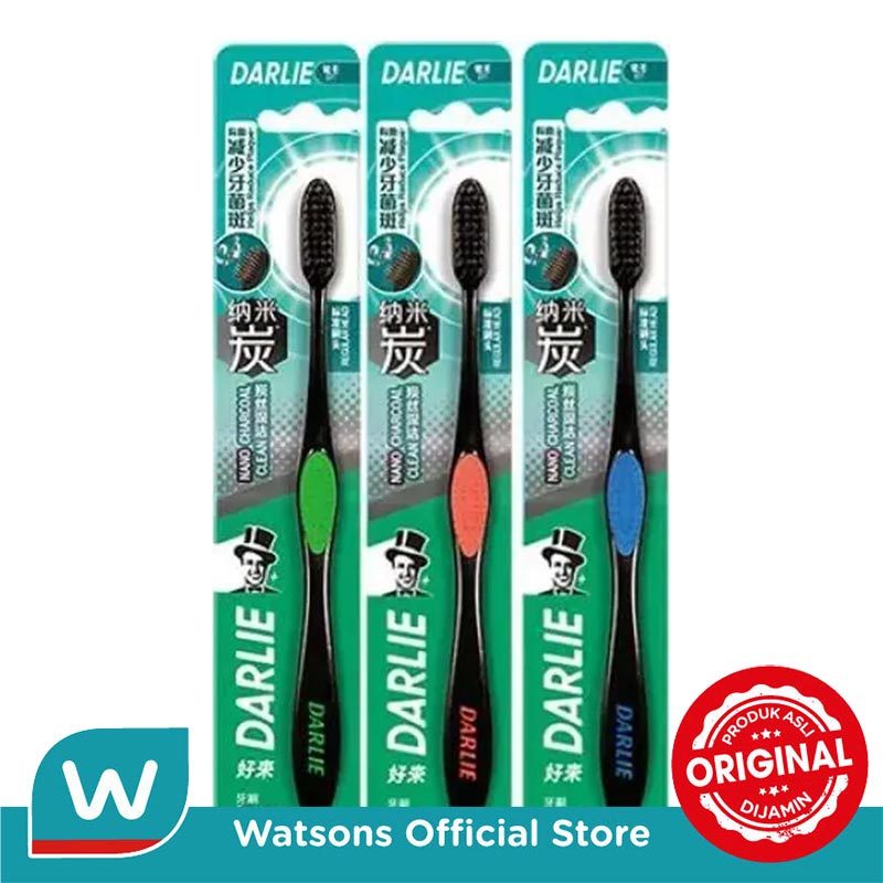 Darlie Toothbrush Nano Charcoal Clean 3'S