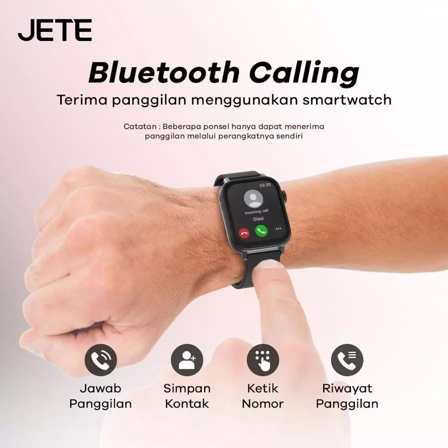 JETE FR23 Smartwatch Running 1,83Inch With ChatGPT & NFC Function 100+ Sports Mode Garansi 2th (RTL) - Gambar 4