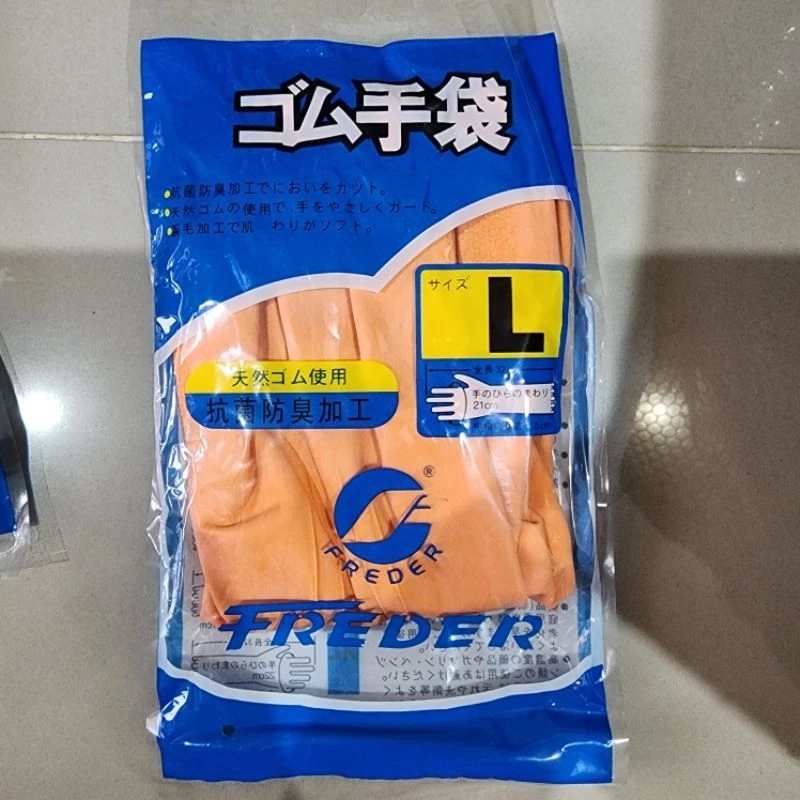 SARUNGAN TANGAN KARET ORANGE "FREDER" - Gambar 3