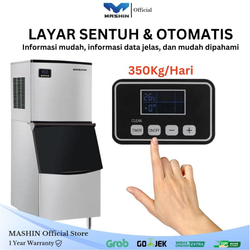Mashin - Mesin Es Batu 250-350Kg/Hari Ice Cube Maker Machine - Gambar 4
