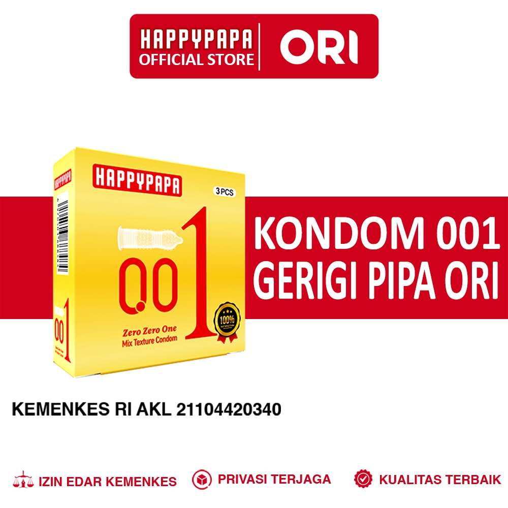 Kondom 001 Happypapa Gerigi Pipa