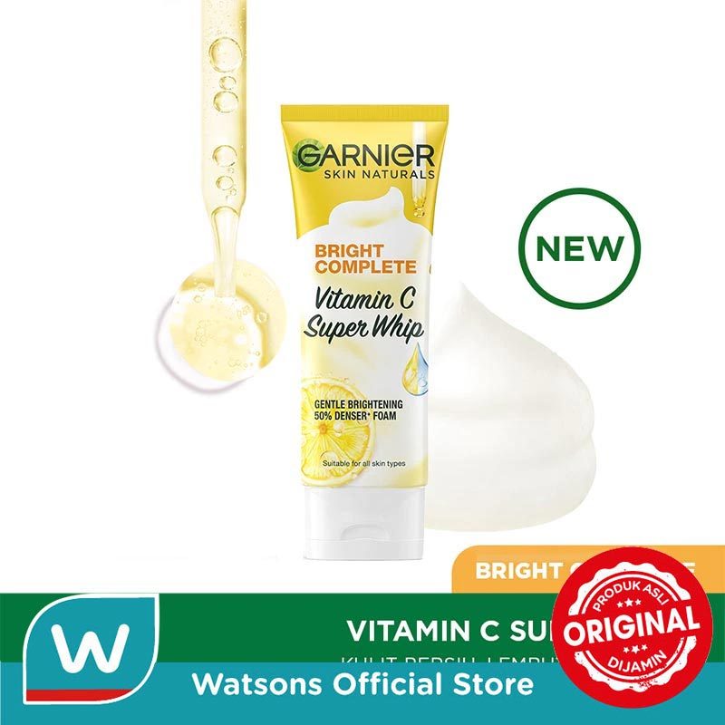 Garnier Bright Complete Vitamin C Super Whip Foam 100ml