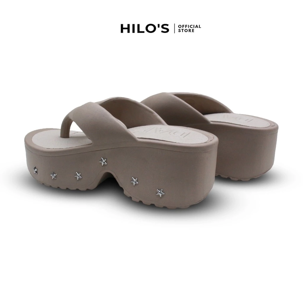 Sandal Wedges Wanita Sandal Karet Antislip Antilicin Tinggi 7cm - Gambar 4