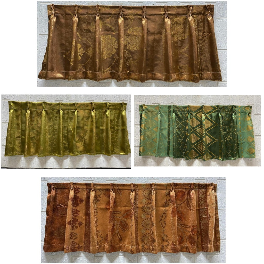 KONG PONI + KOLONG DAPUR GORDEN BLACKOUT ELEGAN MURAH BERMACAM MOTIF DAN WARNA - Gambar 4