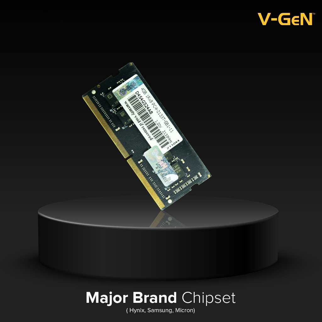 SODIMM DDR4 4GB PC 17000 / 2133 Mhz RAM Laptop / Notebook V-GeN PLATINUM | 4 GB 2133MHz - Gambar 2
