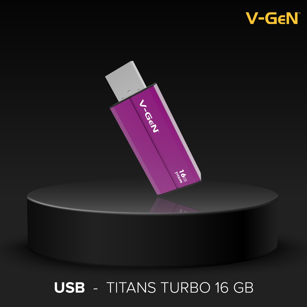 USB Flash Disk 3.0 up to 153MB/s Titans 16 GB V-GeN | Flashdisk | Flash Drive 16GB Vgen - Gambar 2