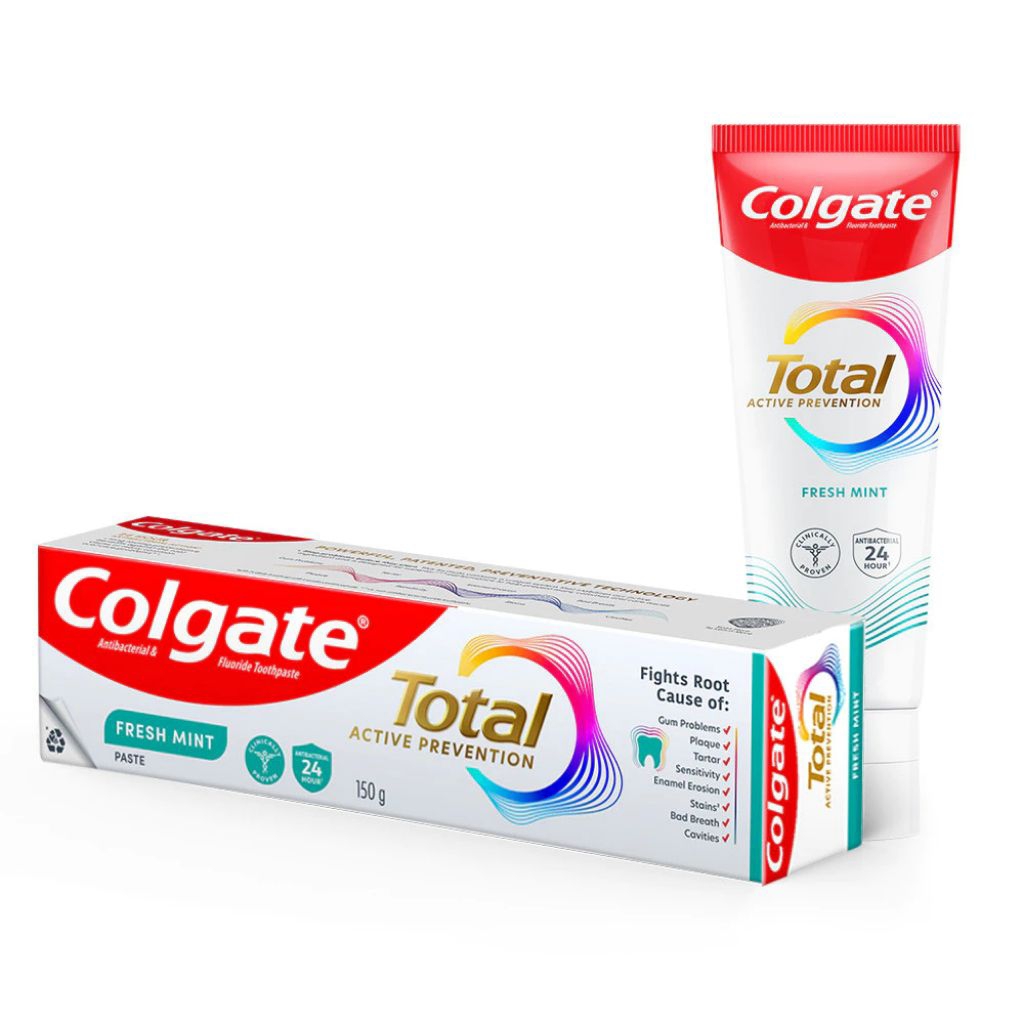 Colgate Total Active Prevention Fresh mint Toothpaste Toothpaste 150 gr ...