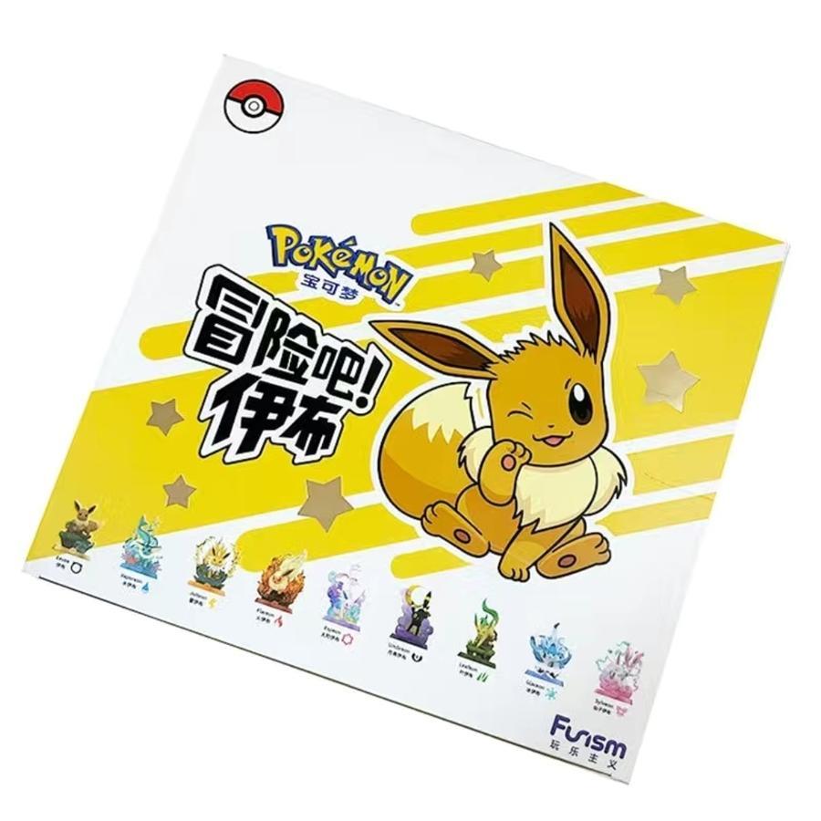 FUNISM Pokemon Adventure Eevee Evolution Series Figure Blind Box ...