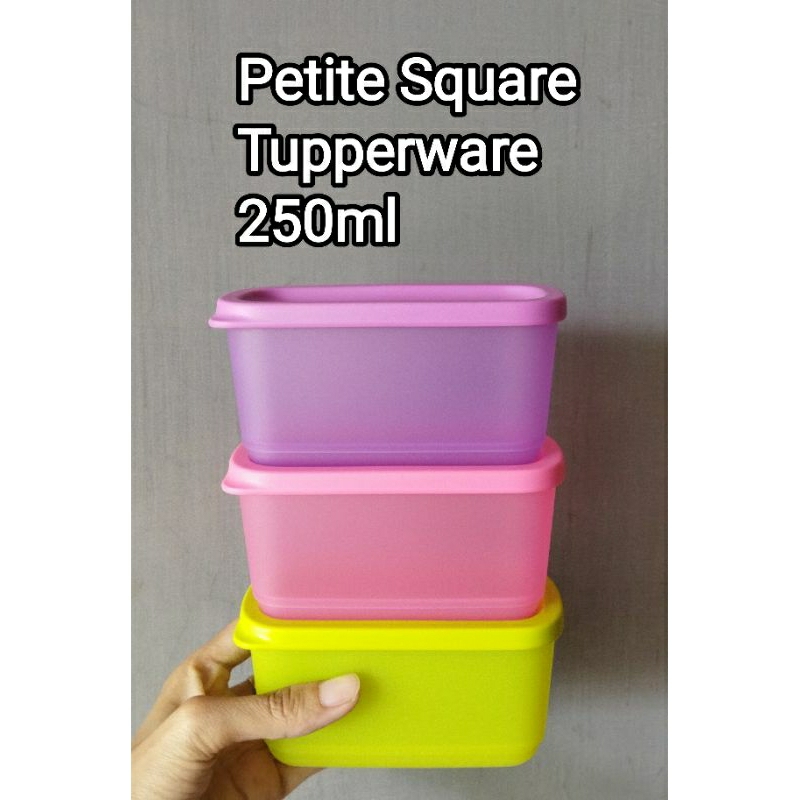 Petite Square 250ml New Tupperware | Shopee Singapore
