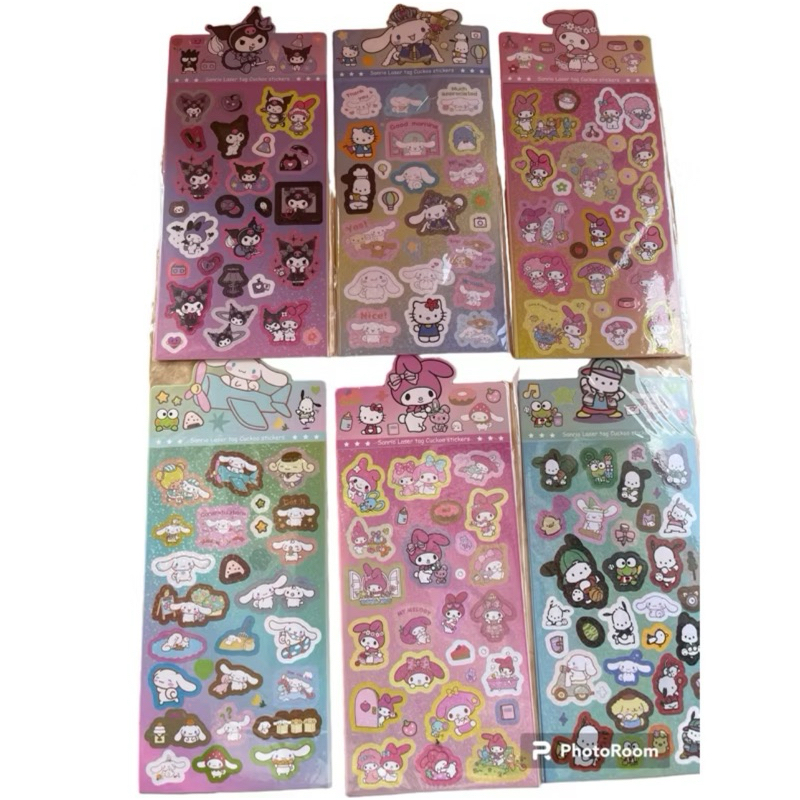 Sticker Sanrio Mainan Sticker Anak Kuromi