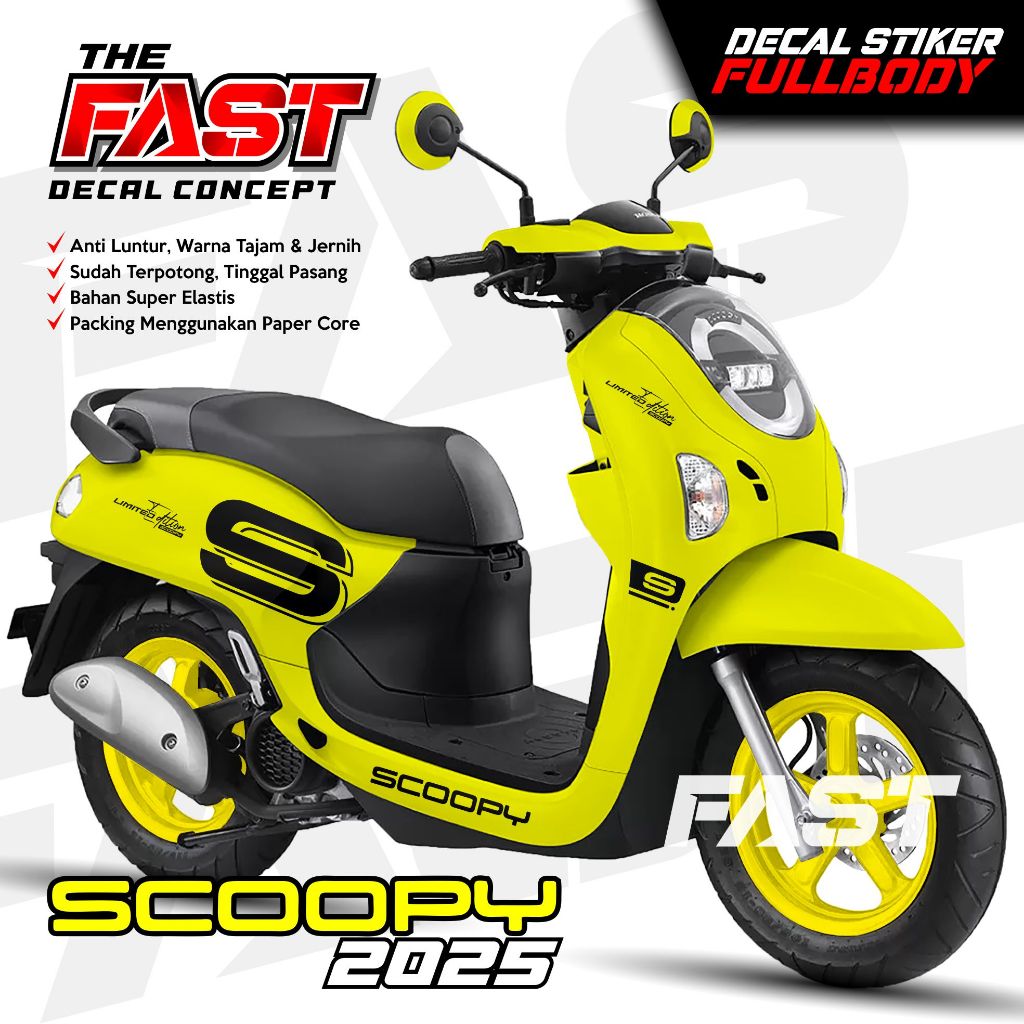 NEWEST DECAL SCOOPY NEW 2025 FULL BODY ANTI-FADE COD AVAILABLE Decal ...