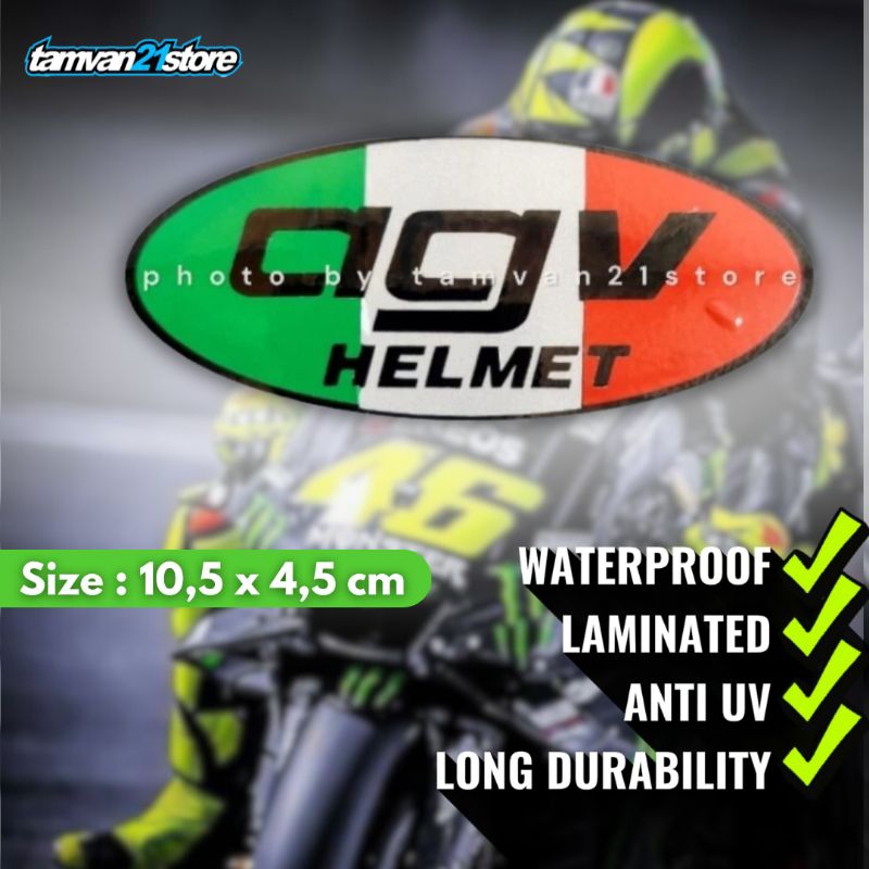 Agv Sticker AGV helmet Sticker | Cutting sticker | Agv Logo |Glossy ...