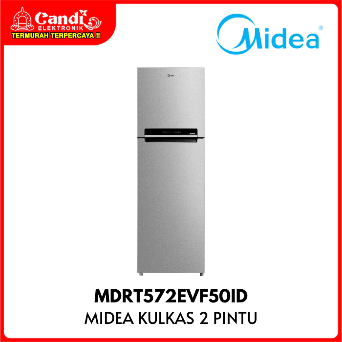 MIDEA Kulkas 2 Pintu Kapasitas 428 Liter Big Capacity Everest Series Inverter MDRT572EVF50ID