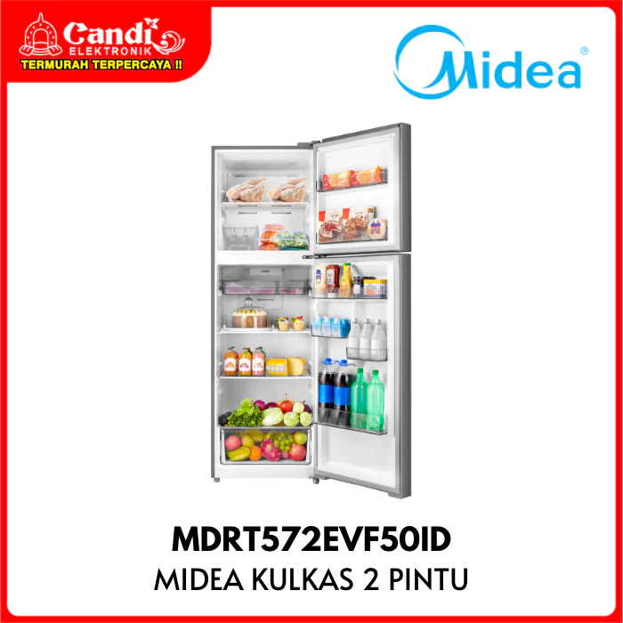 MIDEA Kulkas 2 Pintu Kapasitas 428 Liter Big Capacity Everest Series Inverter MDRT572EVF50ID - Gambar 4