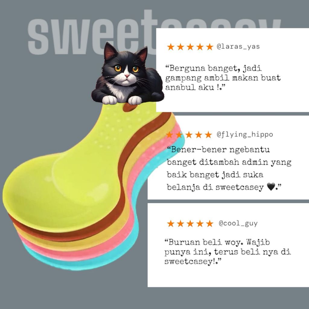 SENDOK TAKAR PAKAN HEWAN PELIHARAAN / SENDOK CATFOOD - Gambar 2