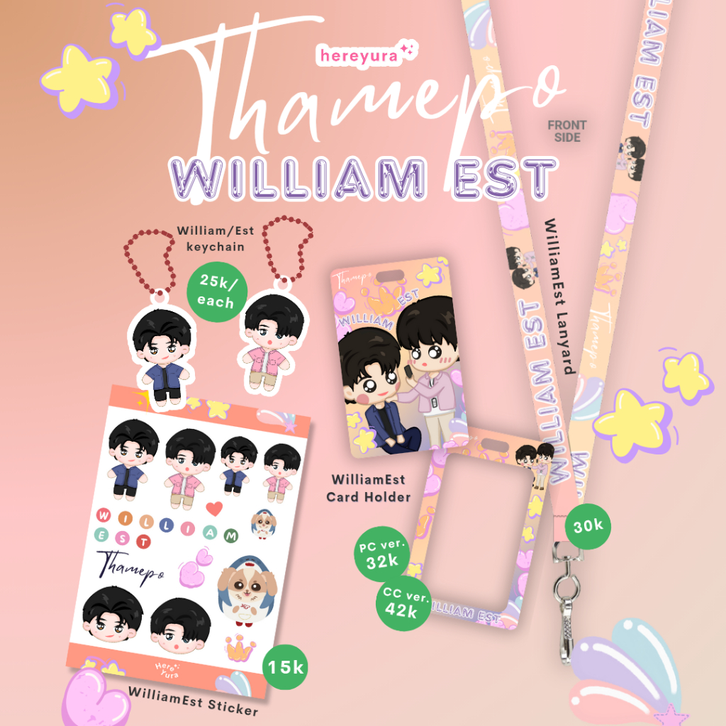 William Est ThamePo The Series Card Holder Lanyard