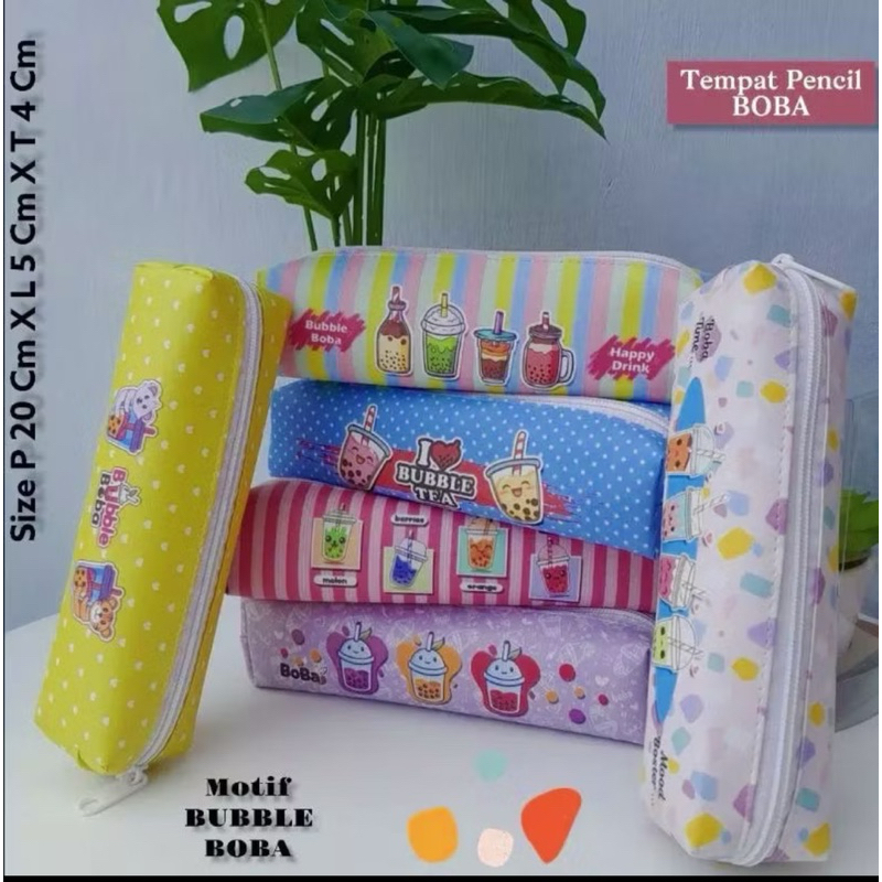 12Pc Tempat Pensil Bentuk Lontong Tepak Lontong Karakter Accesories dan Souvenir Ulang Tahun - Gambar 3