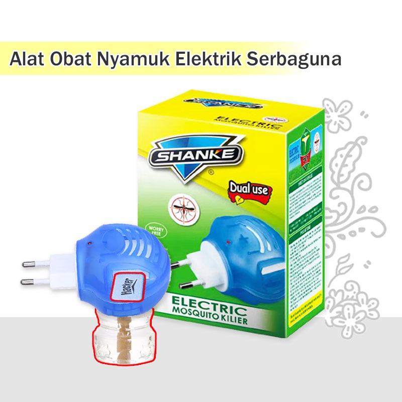 Alat Obat Nyamuk Elektrik Multi-fungsi - Cocok untuk refill cairan/mat anti nyamuk