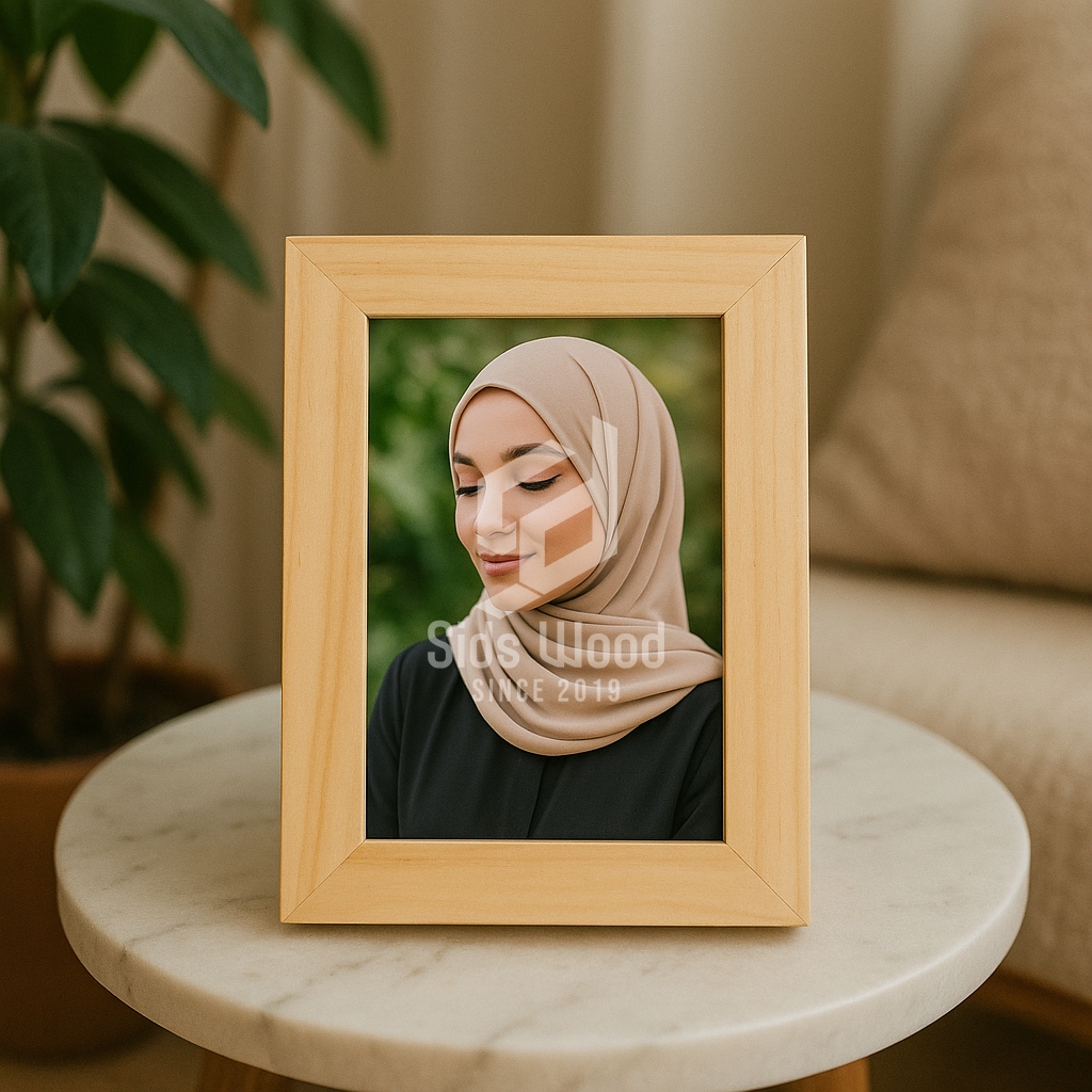 KAYU Dutch Teak Wood Frame Size 2R (6x9cm) Aesthetic Wooden Figura ...