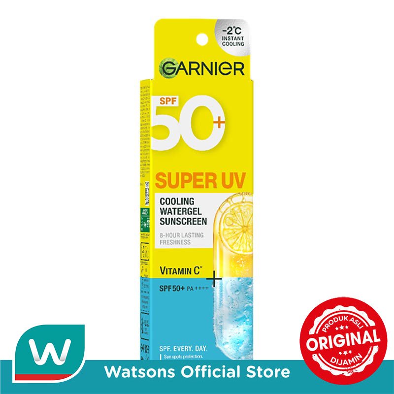 Garnier Super UV Cooling Watergel Sunscreen SPF50+ 30ml - Gambar 3