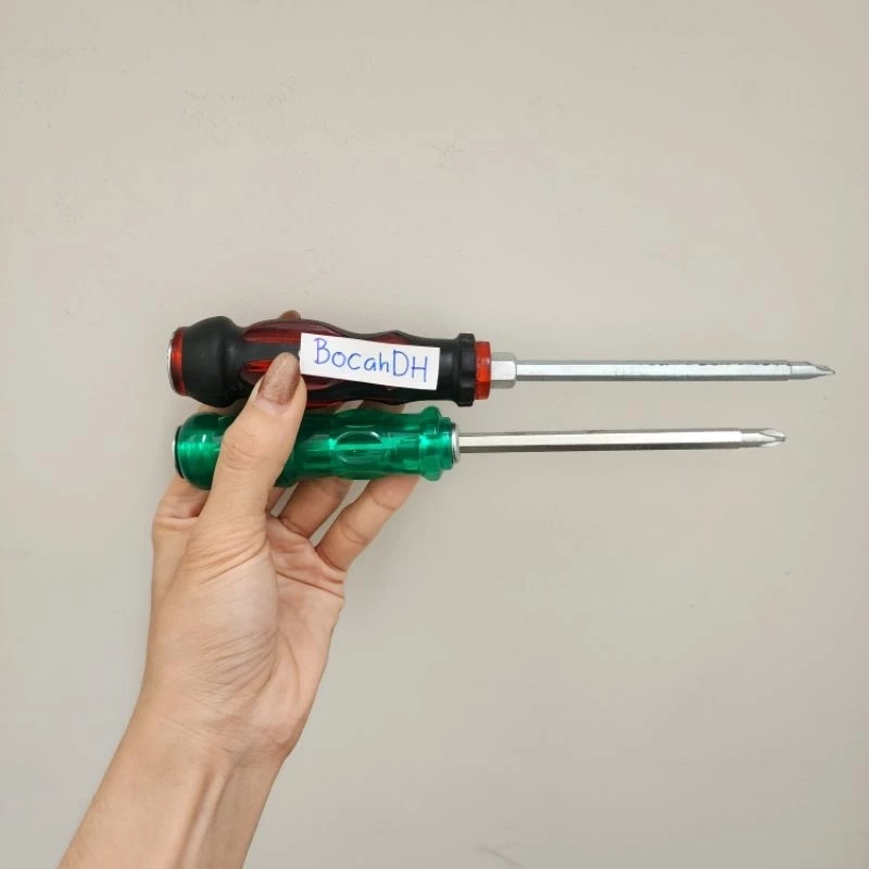 OBENG KETOK BOLAK BALIK PLUS MINUS + MAGNET - Gambar 2