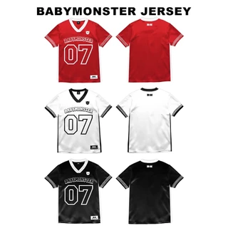 babymonster JERSEY ジャージ T シャツ 白 babymonster JERSEY ジャージ T シャツ 白 Babymonster Official