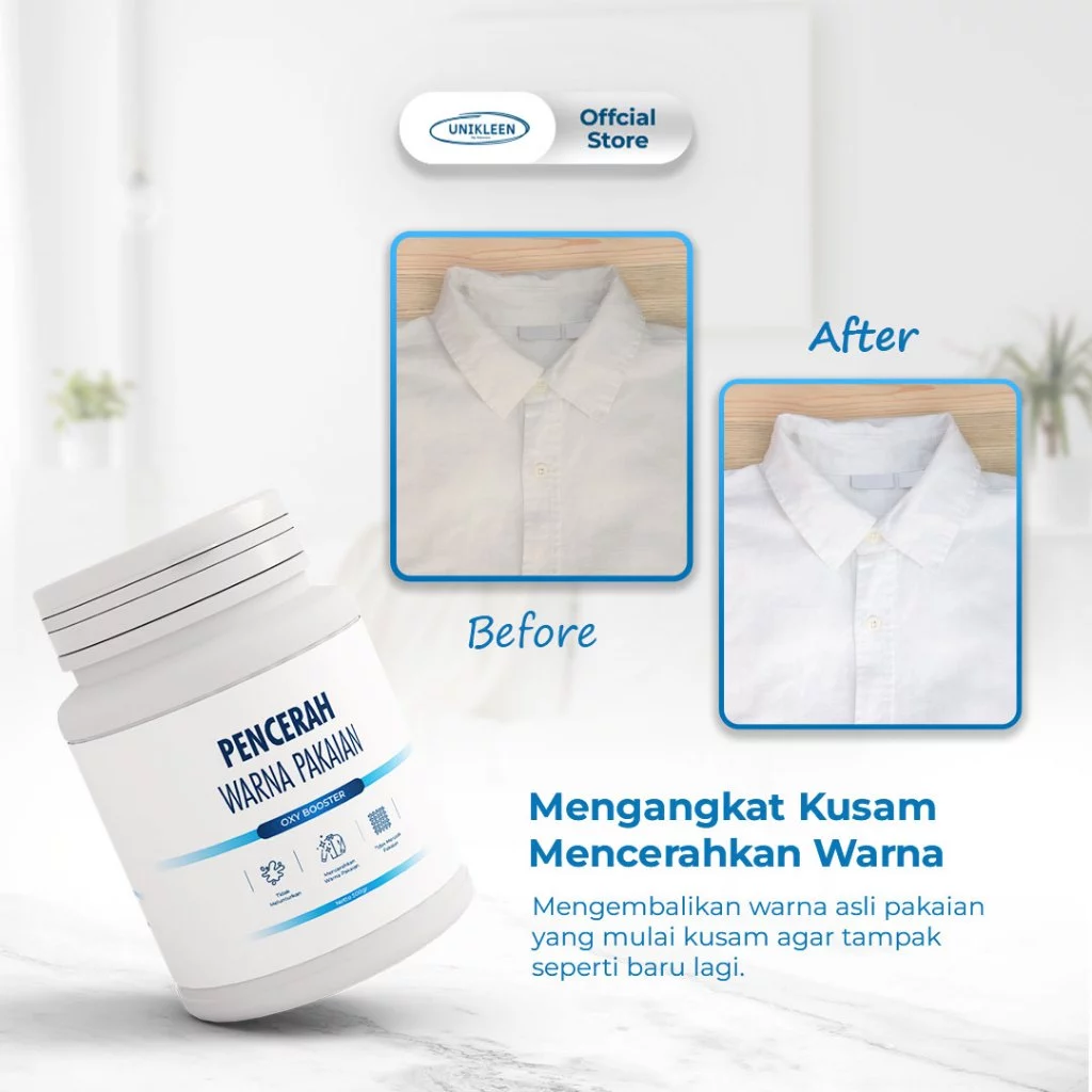 Unikleen OXY booster PENCERAH WARNA PAKAIAN/CELANA - Gambar 2