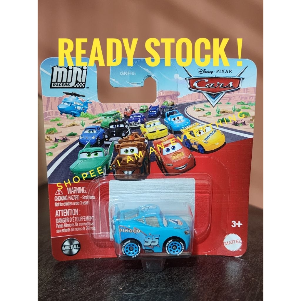 Mini Racers Cars Lightning Mcqueen Dinoco Disney Pixar Mattel Original ...